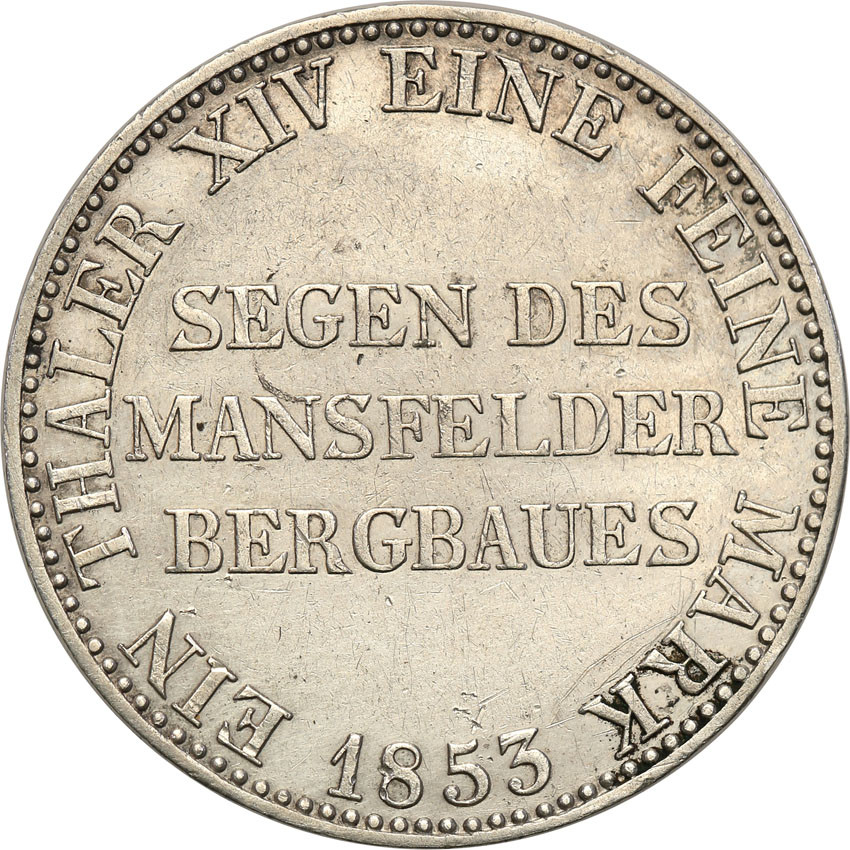 Niemcy, Prusy. Fryderyk Wilhelm IV (1840-1861), talar 1853 A